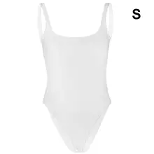 Для женщин спортивный комбинезон в европейском стиле, без рукавов широкий яма блузка без воротника купальник