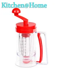 Manuelle Pfannkuchen Maschine Mix & verzichten direkt an das backblech, schneebesen mixer für Waffeln, crepes, muffins & cupcake k159