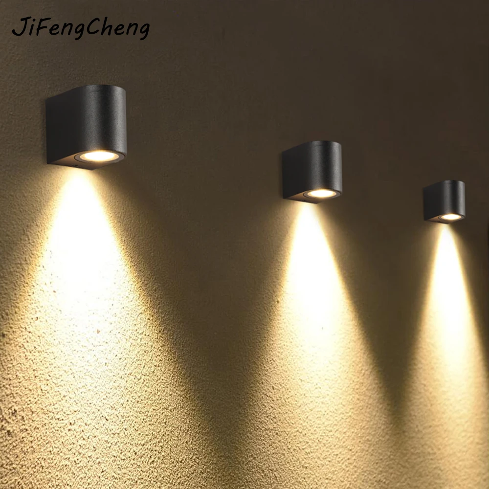jifengcheng led outdoor waterproof simple wall lamp aisle symfuhny led lights