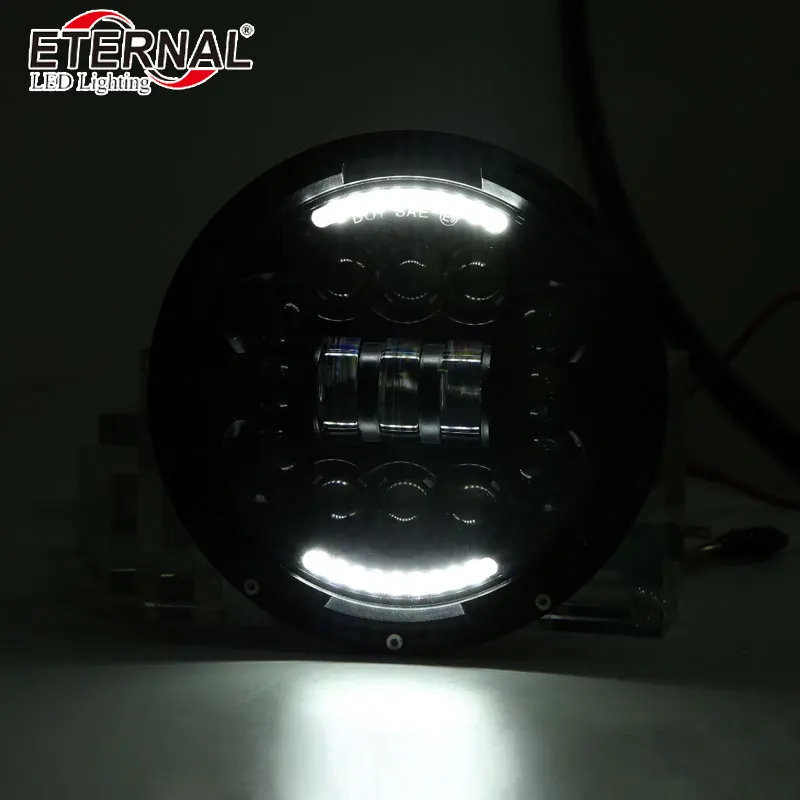 Налобный фонарь светодиодный с указателями поворота 1x90 Вт 7 дюймов H4 4x4|halo projector