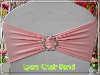 

2/2--With Rose Buckle- Spandex/Lycra/Expand Bands/Chair cover sash/Tablecloth For Wedding Party Banquet Decorations