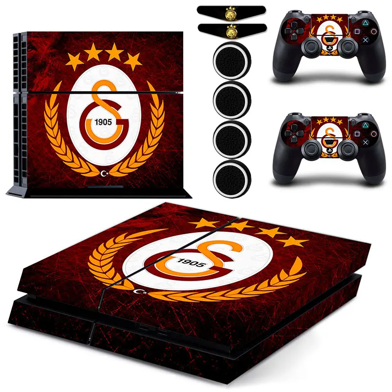 Galatasaray футбольный клуб виниловая защитная наклейка и 4x силиконовые колпачки + 2