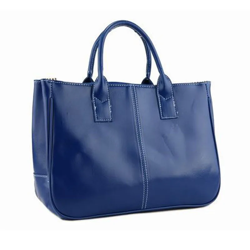 STSR Leather shoulder bag fashion ladies Messenger bag handbag 2019 women's Messenger bag ladies black 32CM*13CM*25CM 10