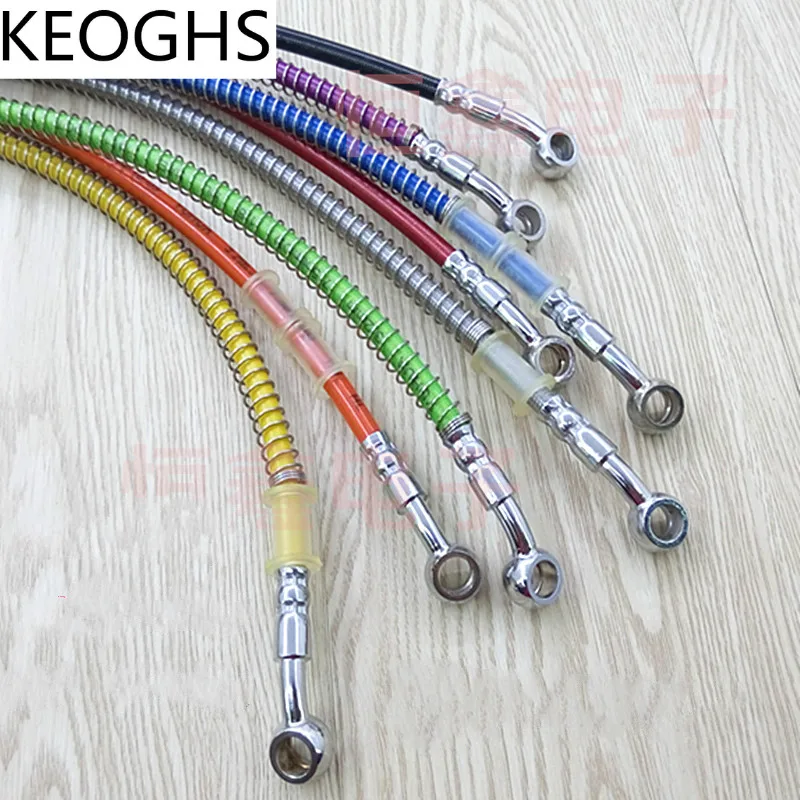 

KEOGHS 400mm-1500mm Braided Steel Reinforced Brake Clutch Hose Line Pipe With Stainless Steel Banjo For Crf Yzf Rmz Ktm Kxf