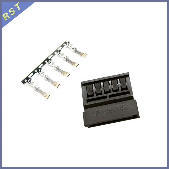 SATA Power Connector Crimp Plug with Terminal Pin for SATA Hard Drive Blackconnector video