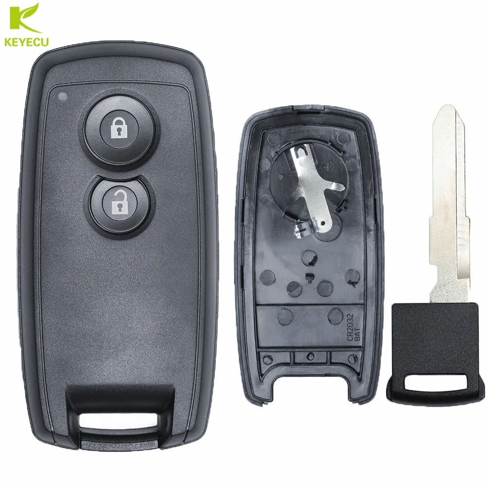 

KEYECU Keyless Remote Key Shell 2 Button for Suzuki SX4 Grand Vitara Swift Case Fob+Uncut Blade