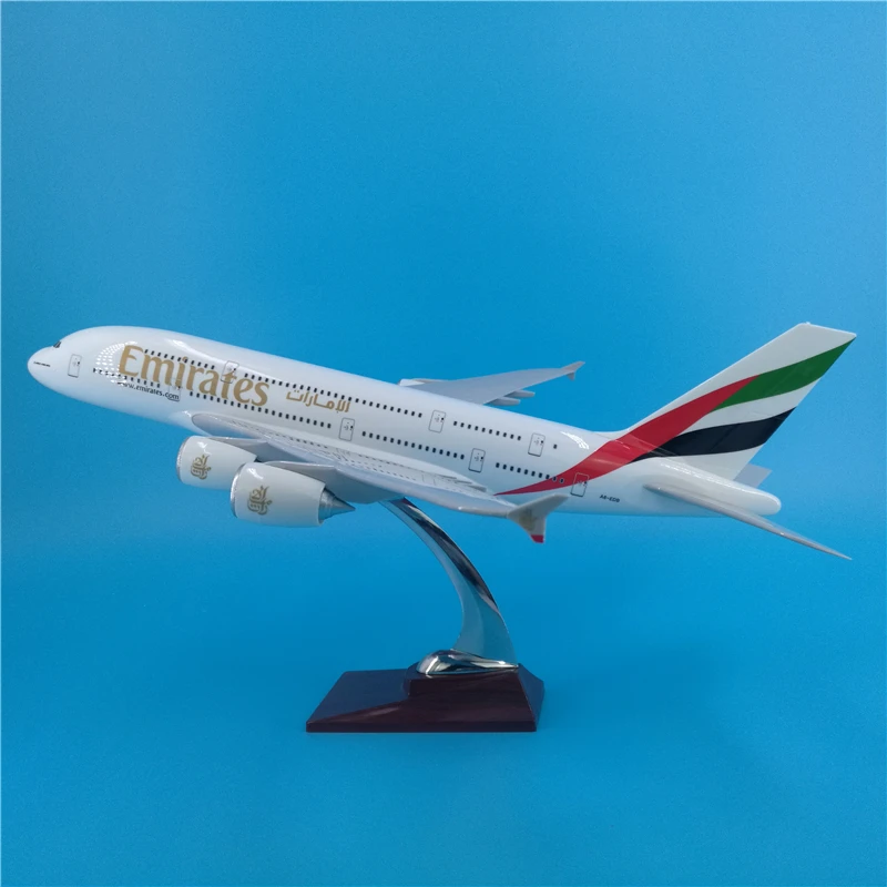 45 см смолы A380 модель самолета Объединенные Арабские Эмираты авиакомпании с