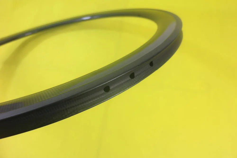 

700c 50T road racing bike carbon fiber tubular UD 3K 12K Glossy rim 50mm depth 23mm width 18H 21H 24H internal nipple