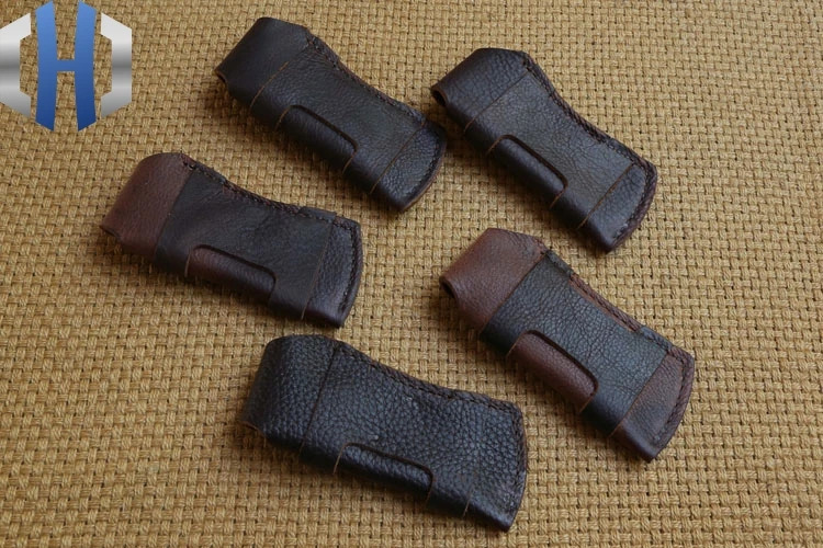 Кожаный нож из воловьей кожи карманные ножи кожаный ножной кард футляр|Уличные