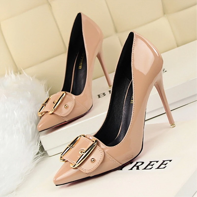 

LOSE MONEY SALE !! Women Elegant High Heels Shoes Thin Heeled Sweet Fashion Female Pumps Pointed Toe