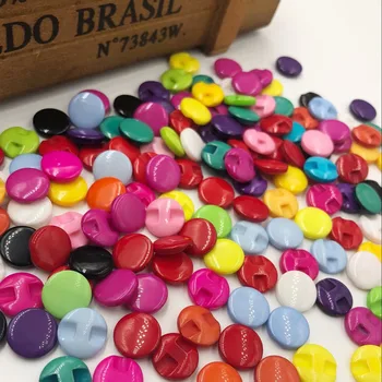 

50/100PCS 13MM mixed Shank Dyed RESIN buttons coat boots sewing clothes accessories PT83