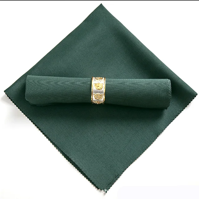 10pcs/lot personalized napkins fabric wholesale wedding decor table
