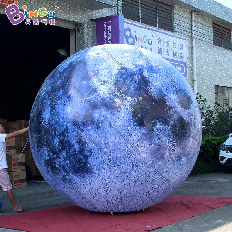 10ft. inflatable moon ball, 3m dia. moon balloon inflatables inflatable