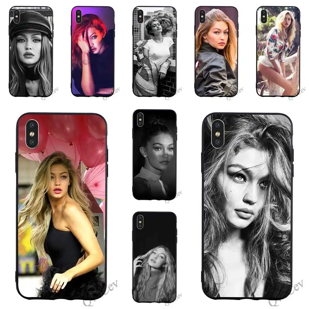 

Pattern Gigi Hadid Phone Cover for iPhone X Case 6 6S XR Xs Max 8 Plus 7 5S 5 SE Silicone