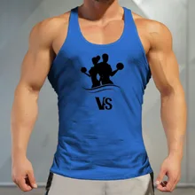 Лето печати мужские Спортивные Жилет Мужчины Quick Dry Тренажерный Зал Майка Фитнес Одежда Дышащий Сжатого Под Управлением Жилет