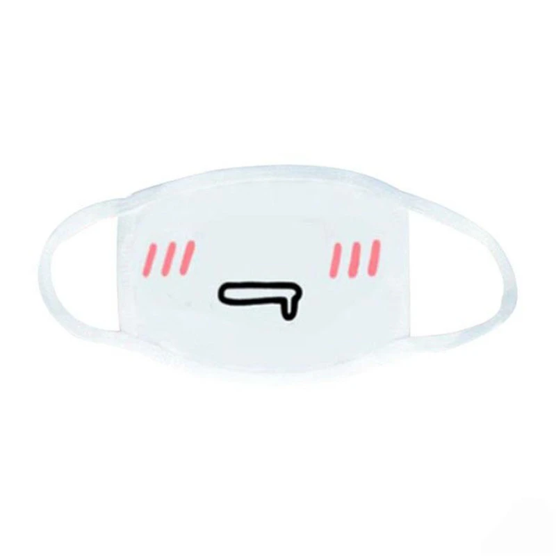 Fashion Expression Mouth Mask Anime Cotton Mouth Mask Unisex Mask Mouth-muffle Dustproof Respirator Cute Anti-Dust Mouth Covers