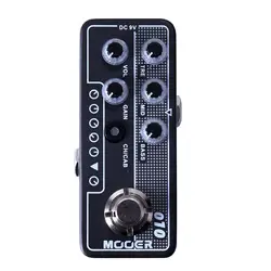 MOOER 010 два камня цифровой предусилитель электрогитары педаль высокое качество двухканальный независимый 3 группы EQ