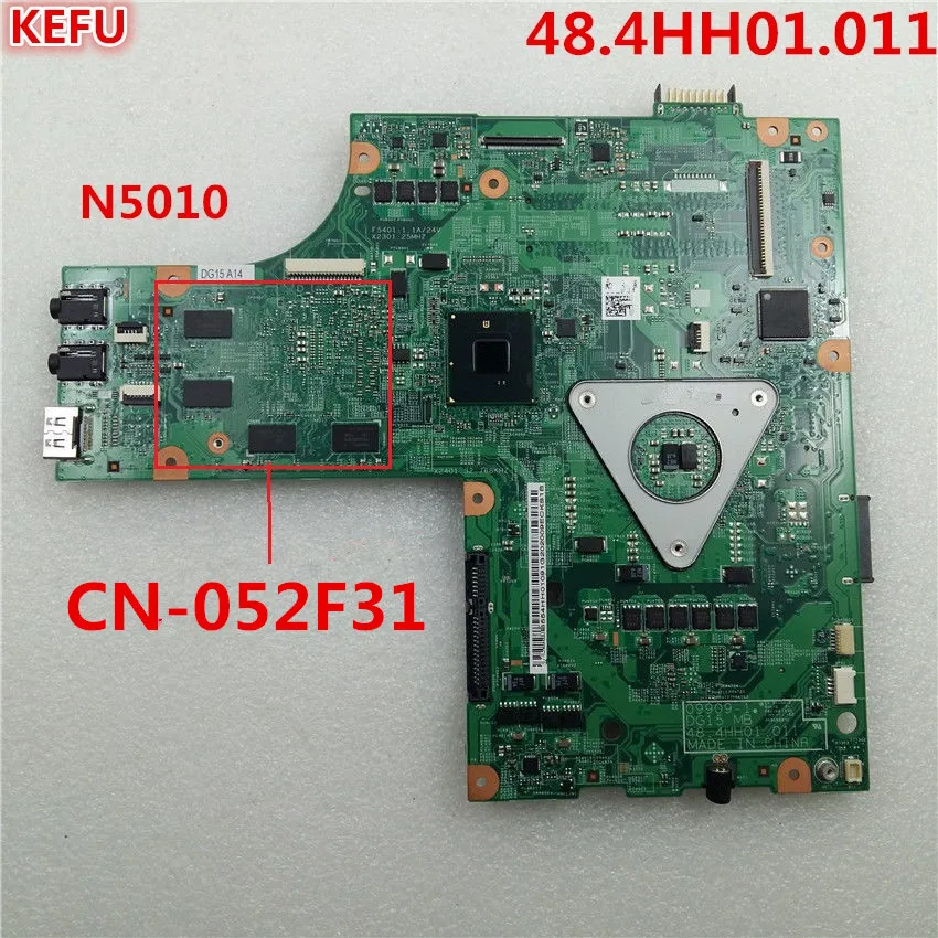 Материнская плата KEFU для ноутбука Dell N5010 48.4HH01.011 ноутбук HM57 DDR3 полностью