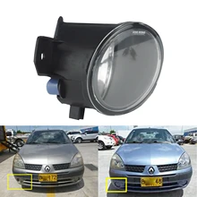 ANGRONG Un Paraurti Anteriore Nebbia della Lampada Della Luce del Driver Giusto Lato O/S Per Renault Clio 2000-2013