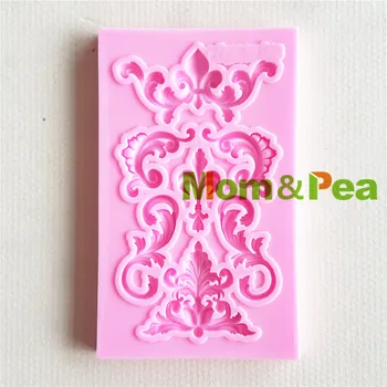 

Mom&Pea MP165 Free Shipping Deco Silicone Mold Cake Decoration Fondant Cake 3D Mold Soap Mold Food Grade