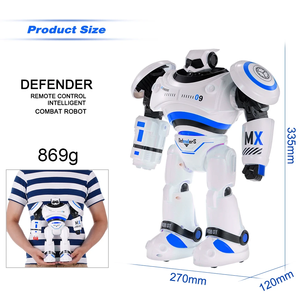 JJR/C JJRC R1 умный радиоуправляемый робот, Интеллектуальный программируемый слайд-ходьба, стрельба, ракета, танцы, инфракрасный контроль, робот, автомобиль, электронная игрушка