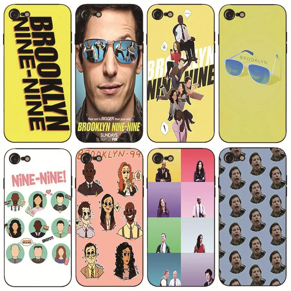 

America TV Brooklyn Nine-Nine Hard and transparent phone case for iphone 6 7 8 plus X10 5 cover cases