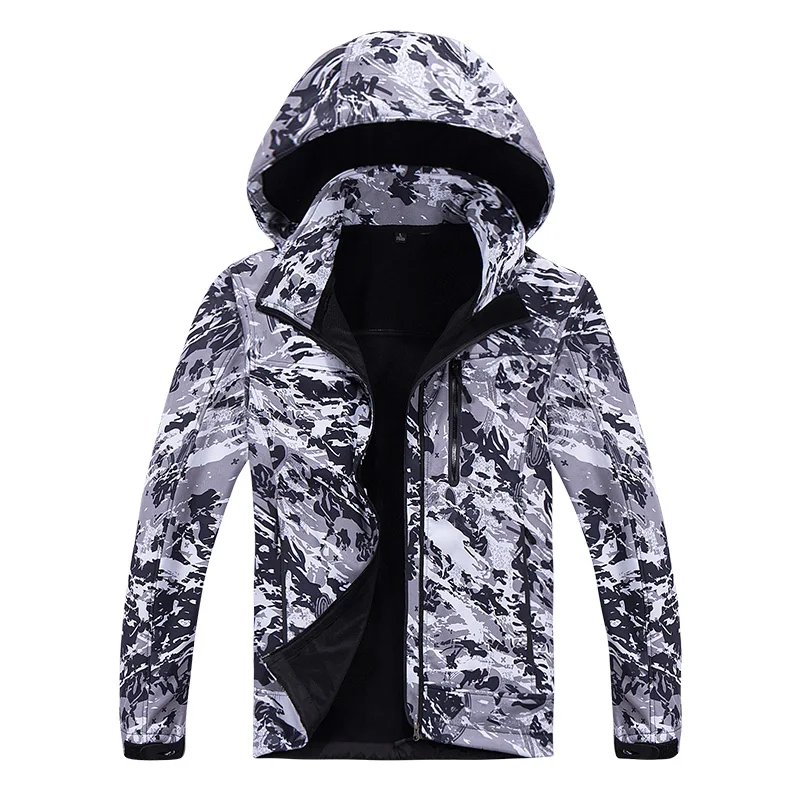 Men Women Fleece Hiking Jacket (3)