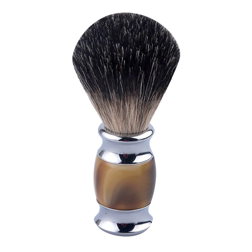 CSB vintage hand crafted pure Badger Hair with Resin Handle metal base Shaving Brush for men's