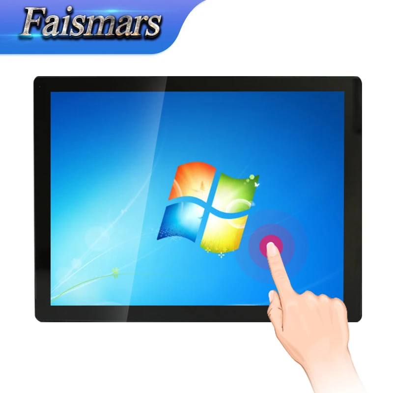 Faismars Desktop Computer 15 inch Intel J1900U 2GHz All In One Capacitive touchscreen PC With 32G SSD 4GB RAM USBHDMIRS232VGA (6)