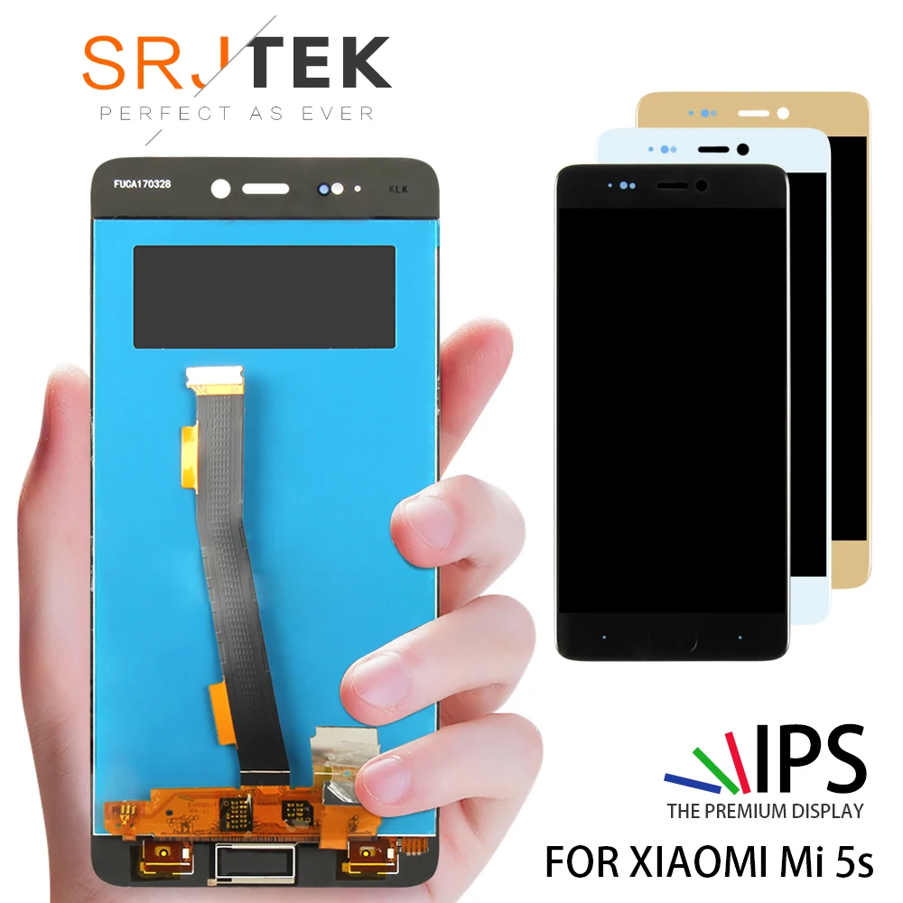 

Tested Original 5.15 inch 1920x1080 IPS LCD For Xiaomi Mi 5S LCD Display Touch Screen Digitizer Replacement Parts For Mi5S LCD