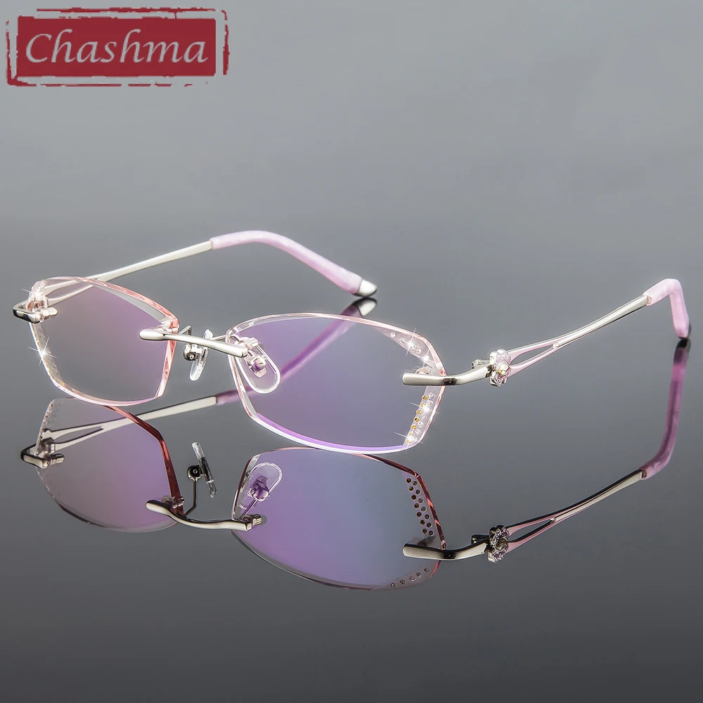 Женская оправа для очков Chashma с цветными камнями украшенная стразами|brand