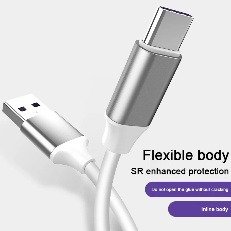 Быстрая зарядка 5А супер кабель usb type C кабель USB C для huawei mate 10 Pro Honor 10 Быстрая зарядка type C кабель для huawei Xiaomi