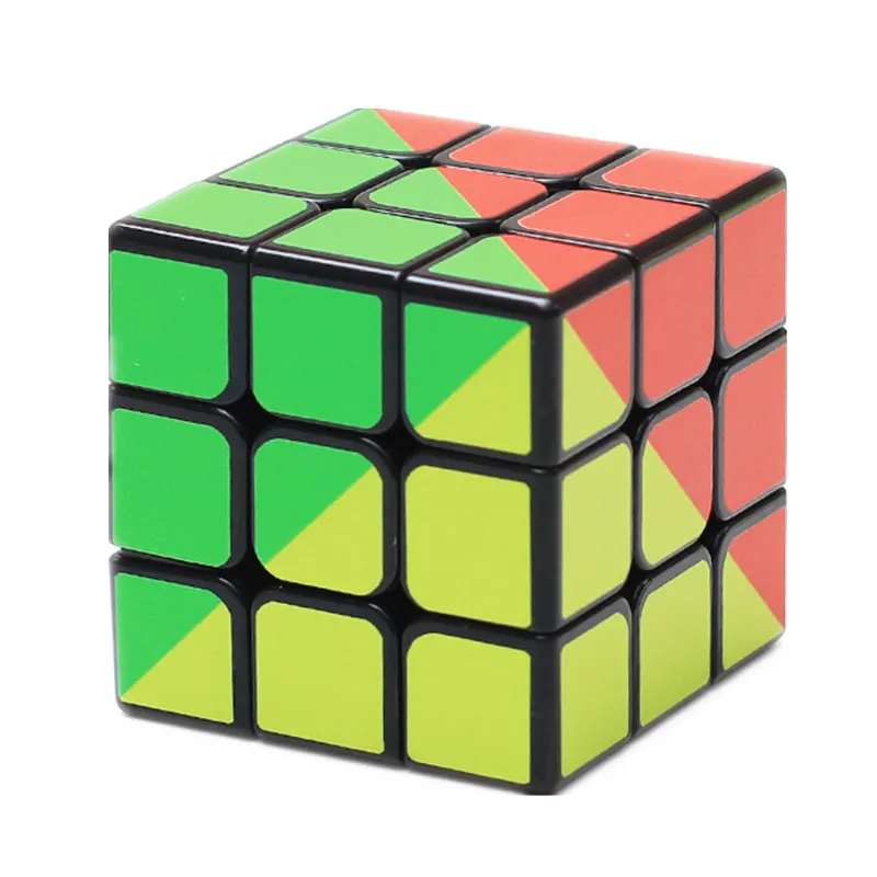 Zcube 3X3X3 Кубик Рубика для профессионалов Радуга куб 5,7 см скорость магический паззл куб наклейка для детей игрушки