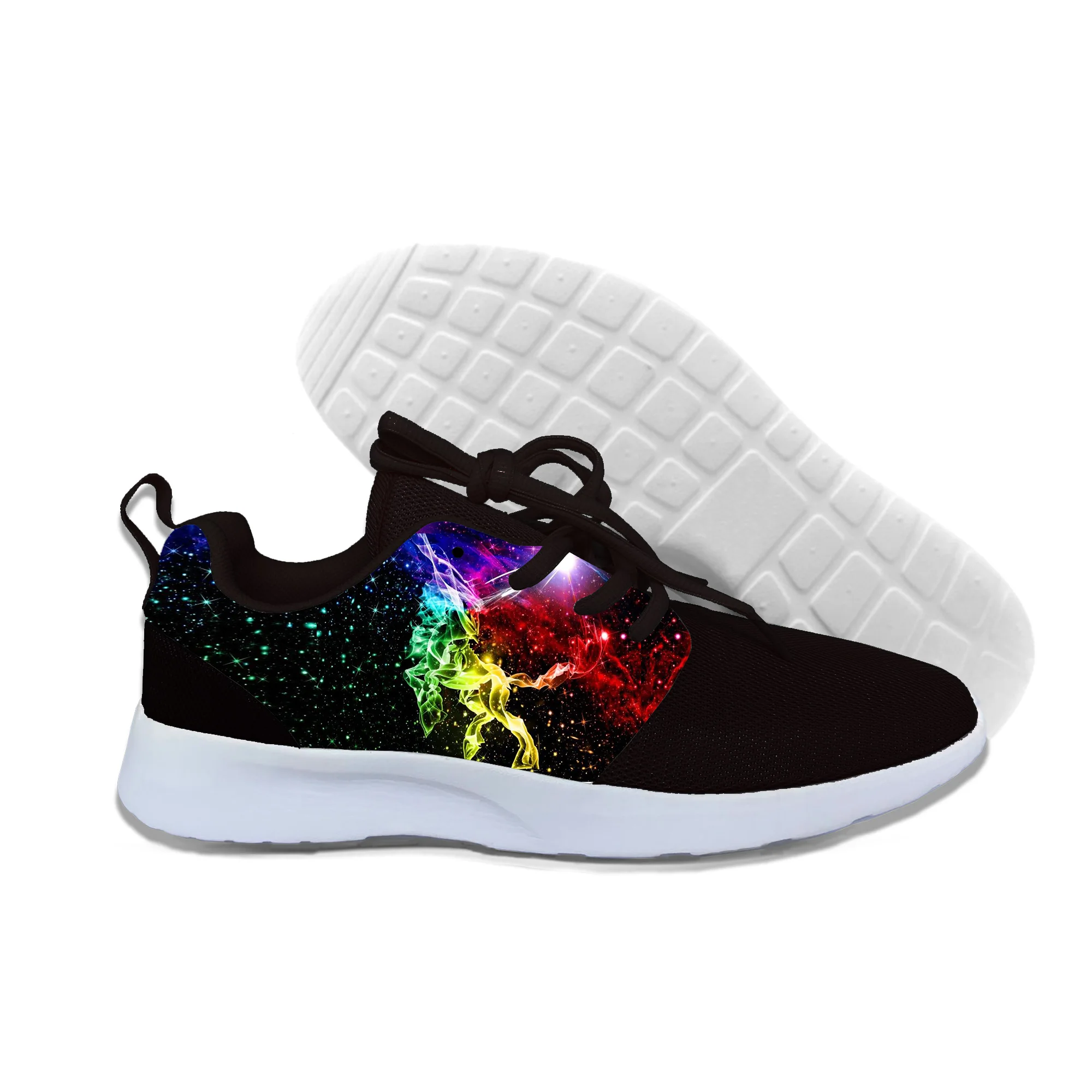 

2019 New Fantasy Animal Unicorn 3D Western Myth and Legends Vogue Shoes Lightweight Bright Blue Sneakers