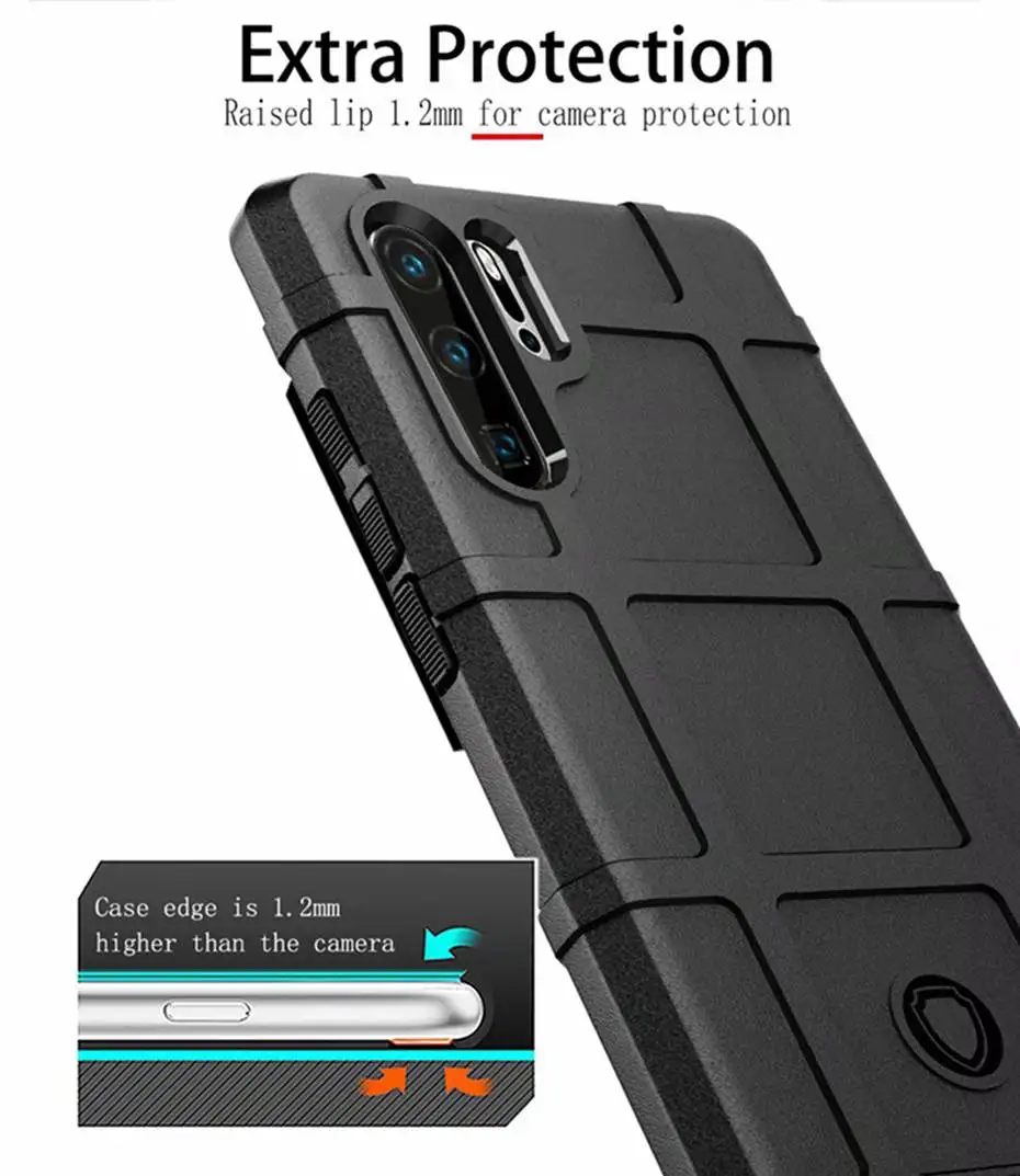 Rugged Shield Phone Case For Huawei P30 P20 Mate 20 30 10 Nova 5 5i Pro Lite P Smart Z Y9 Prime Y6 2019 Honor X 10 Lite Case huawei phone cover