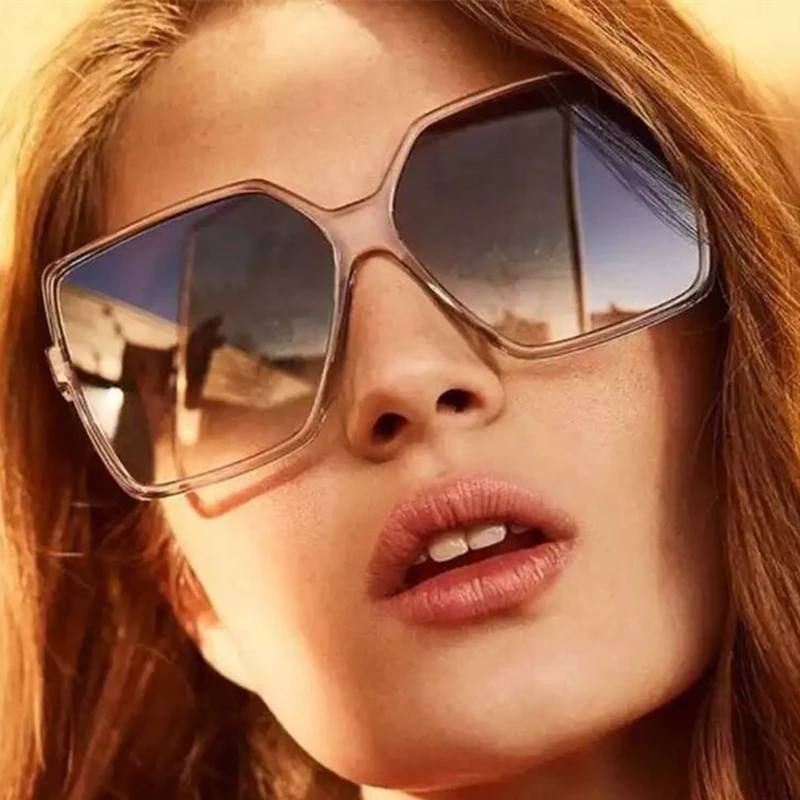 Винтажные Квадратные Солнцезащитные очки больших размеров для женщин, мужские роскошные брендовые черные коричневые солнцезащитные очки с большой оправой, женские солнцезащитные очки Ocuos UV400