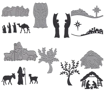 

Jesus Religion Scenes Shape Metal Cutting Dies Stencil Scrapbook Album Embossing For Gift Card Making Handcraft 2019 New