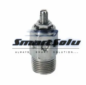 

Free Shipping 10pcs/lot resistance muffler exhaust throttle thread G1/8" stainless steel muffler XSJ-G01