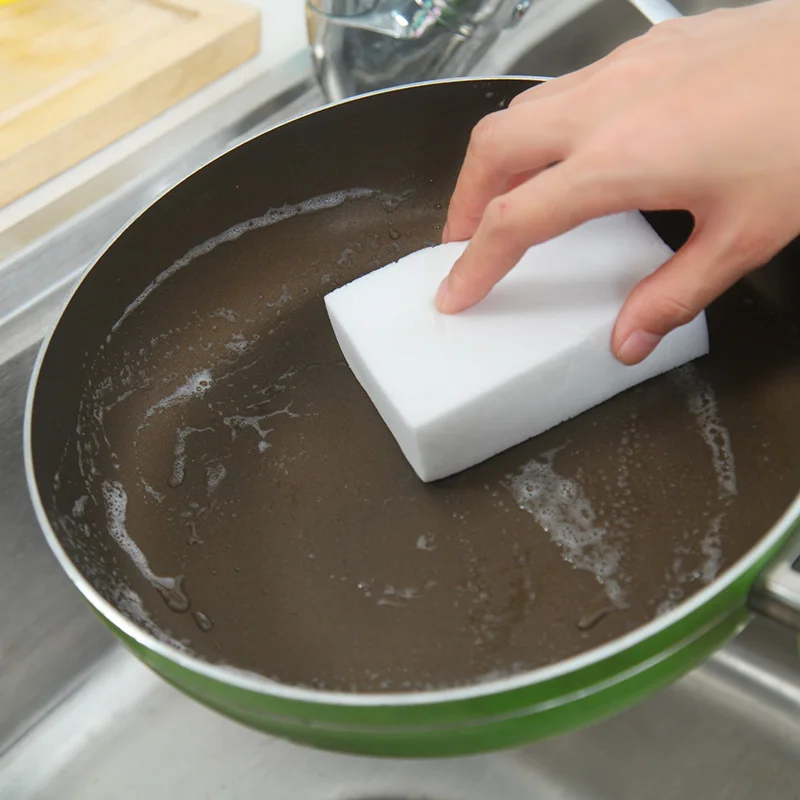 

5PCS White Magic Sponge Cleaner Multi-Functional Kitchen Bathroom Clean Tools Accessory/Dish Cleaning Nano Sponge