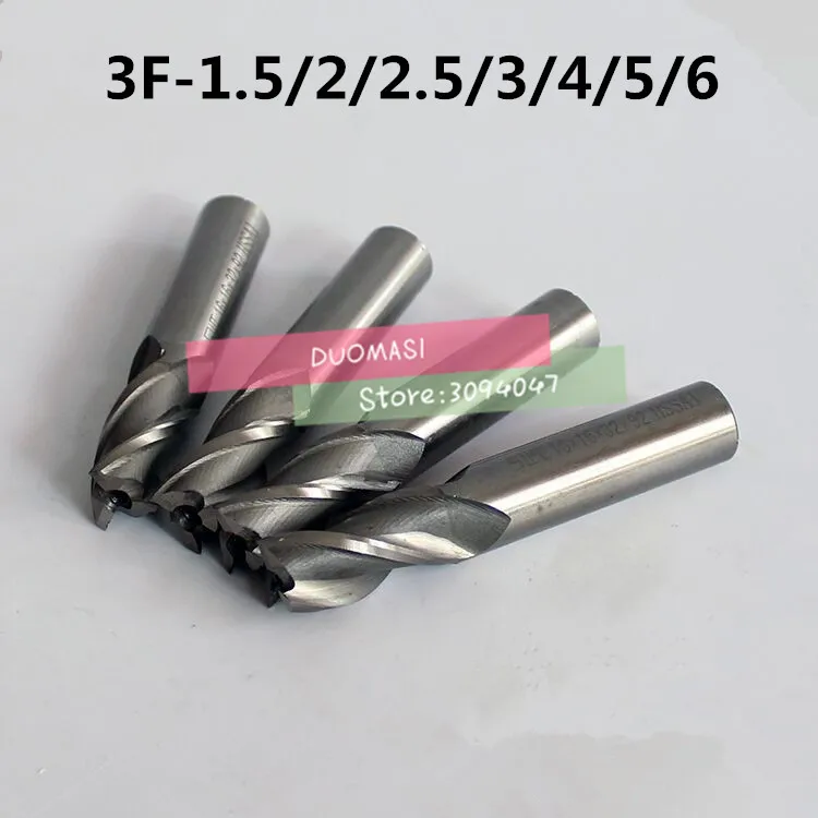 1//5/" Cutting Diameter 6 Flutes HSS Straight Hand Reamer Milling Cutter