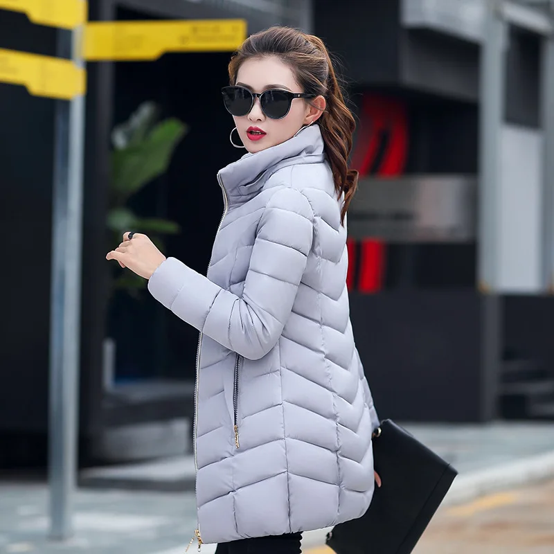 Winter jacket women fashion 2018 parkas mujer new long coat female jacket thick hat collar big fur collar Women's winter coats