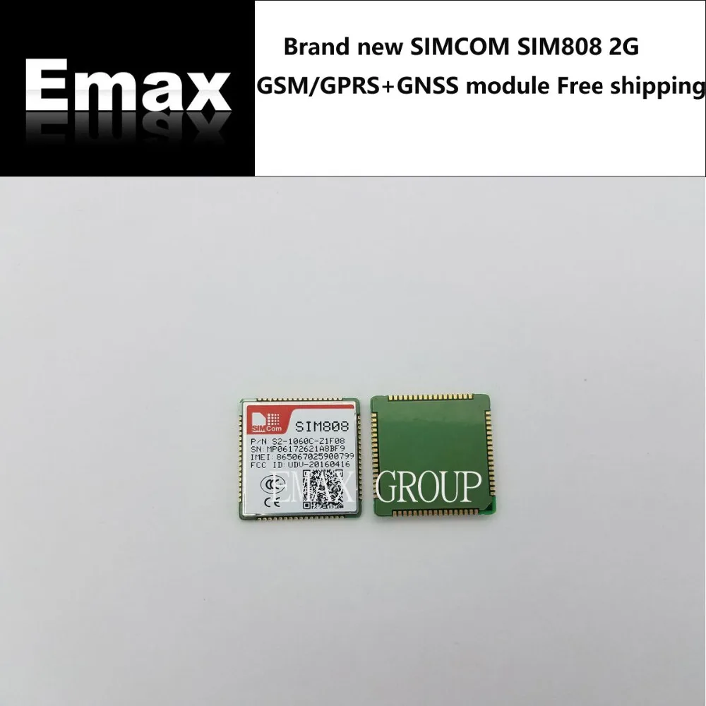 2PCS/LOT SIM808 GSM/GPRS GPS Bluetooth Combo Wireless Module Guaranteed 100% New Original Genuine For satellite navigation stock |