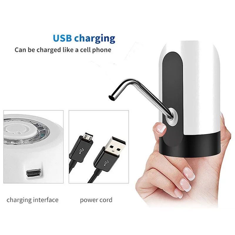 Автоматический электрический USB диспенсер для водяного насоса галлон питьевой бутылки автоматический переключатель насоса SLC88