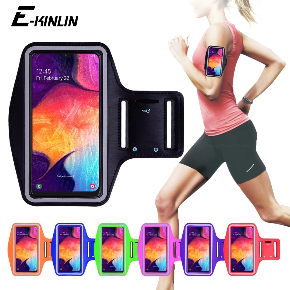 

Running Jogging Gym Sports Bag Cover Arm Band Phone Case For Samsung Galaxy A70 A60 A80 A20e A50 A40 A30 A20 A10 M40 M30 M20 M10