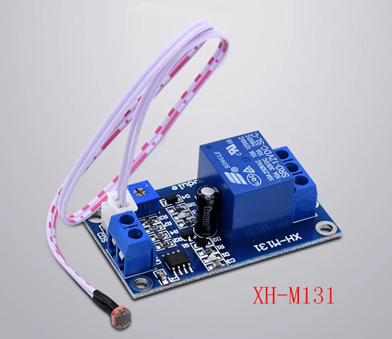 

XH-M131 DC 5V / 12V Light Control Switch Photoresistor Relay Module Detection Sensor 10A brightness Automatic Control Module