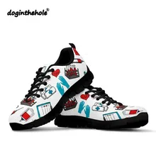 Doginthehole Phlebotomist/кроссовки для медсестры; женская обувь из дышащего сетчатого материала; женская уличная обувь для фитнеса с круглым носком; прогулочная обувь