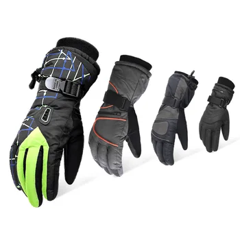 

Ski Gloves Men's Outdoor Skid Proof Ride Waterproof Windproof Gloves Winter Women's Thickening Fleece Gloves