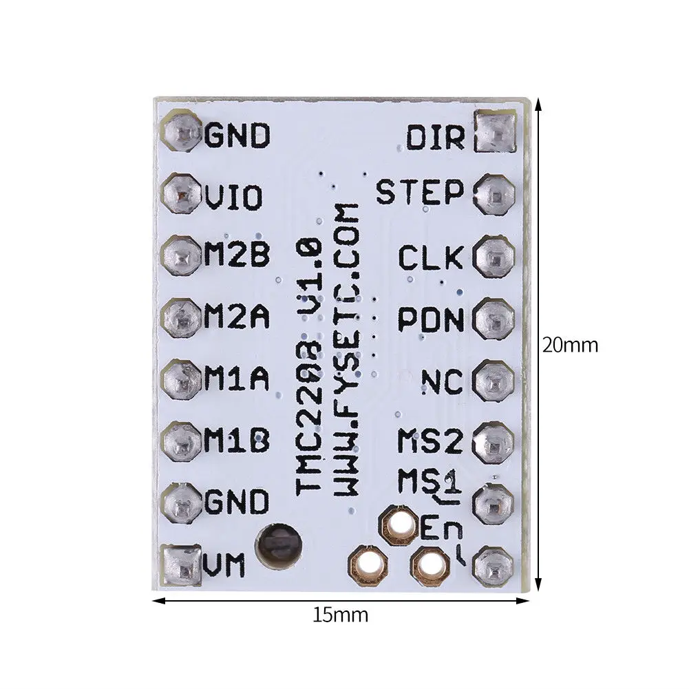 TMC2208 V1.0 шаговый двигатель бесшумный драйвер Отличная стабильность и защита для 3d принтера