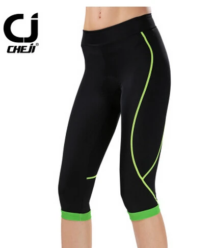 CHEJI Female Bicycle Seventh of Shorts Women Sport Outdoor Cycling Clothing Pant CHEJI Female Bicycle Seventh of Shorts Women Sport Outdoor Cycling Clothing Pant