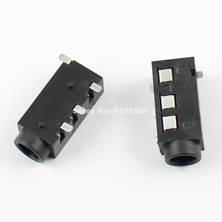 10pcs 3.5mm Female Audio Connector 4 